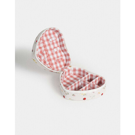 Portabijou Estampa Flores Dorado