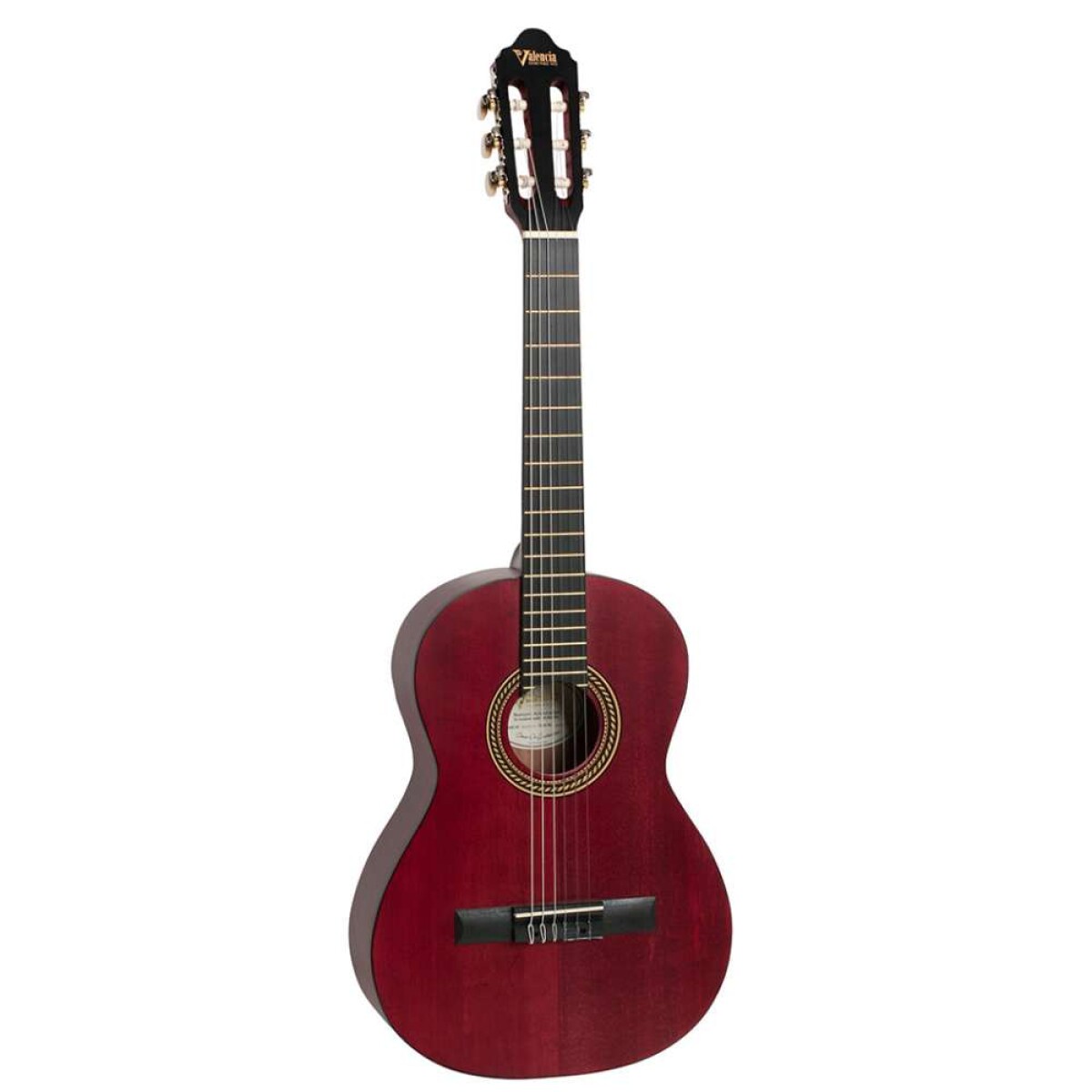 Guitarra Clasica Valencia - Vc203 3/4 Wine 