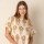 Camisa lino Beige