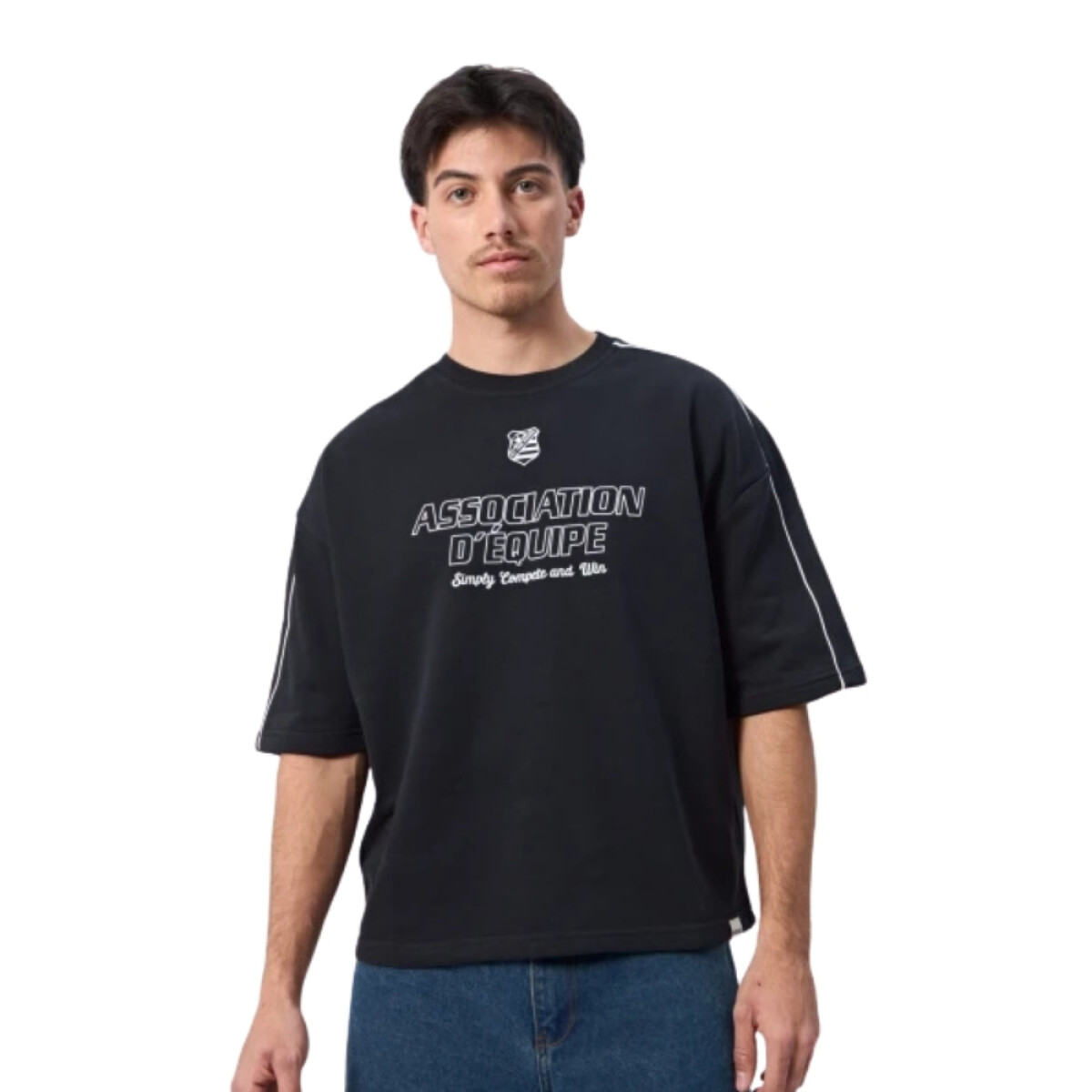 T-SHIRT EQUIPE S-XXL - NEGRO 