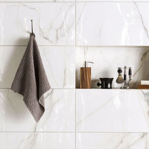 CERAMICA REVESTIMIENTO PARED CALACATA 32X57 BRILLANTE GRIS GAMAS DE GRIS