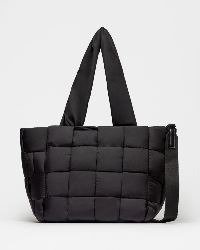 Shopper Lounge en nylon Negro