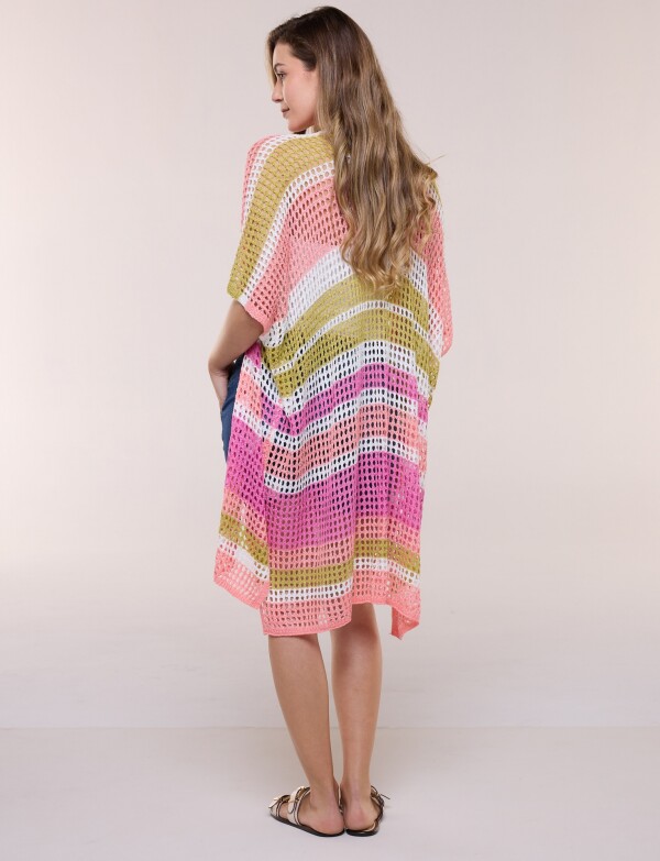 Kimono Calado MULTI/CORAL