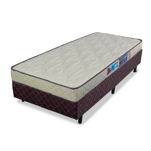 Colchón + Sommier Icaro 1 Plaza D23 88x188x62 Colchón + Sommier Icaro 1 Plaza D23 88x188x62