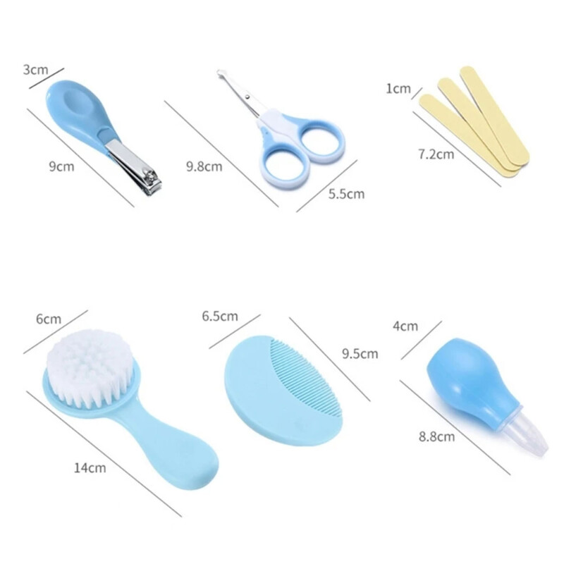 Set de Cuidado para Bebes Bebesit con Estuche Celeste