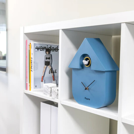 Reloj Cuco casita Azul con dial Sc