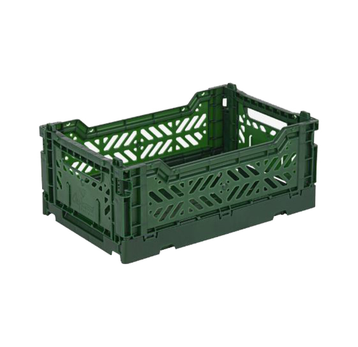 Caja organizadora plegable y apilable Chica - Dark Green 