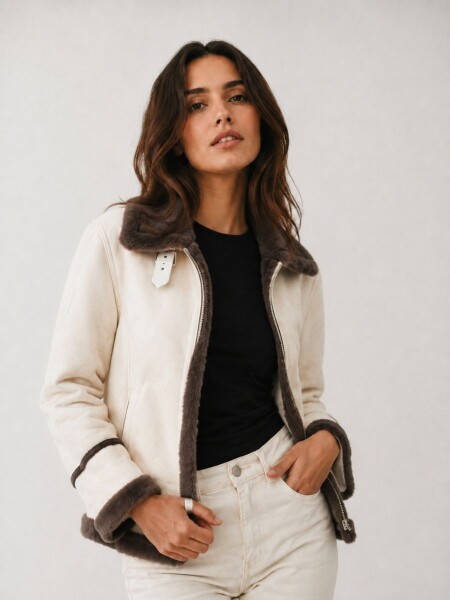 CAMPERA SLOWLY MGF102 CRUDO