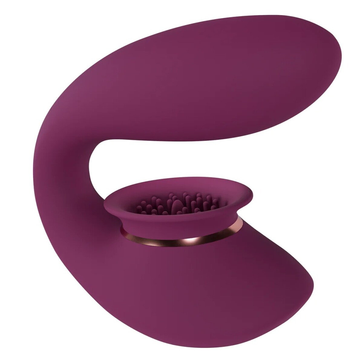 Twitch 3 Innovation Vibrador y Succionador - Borgoña 