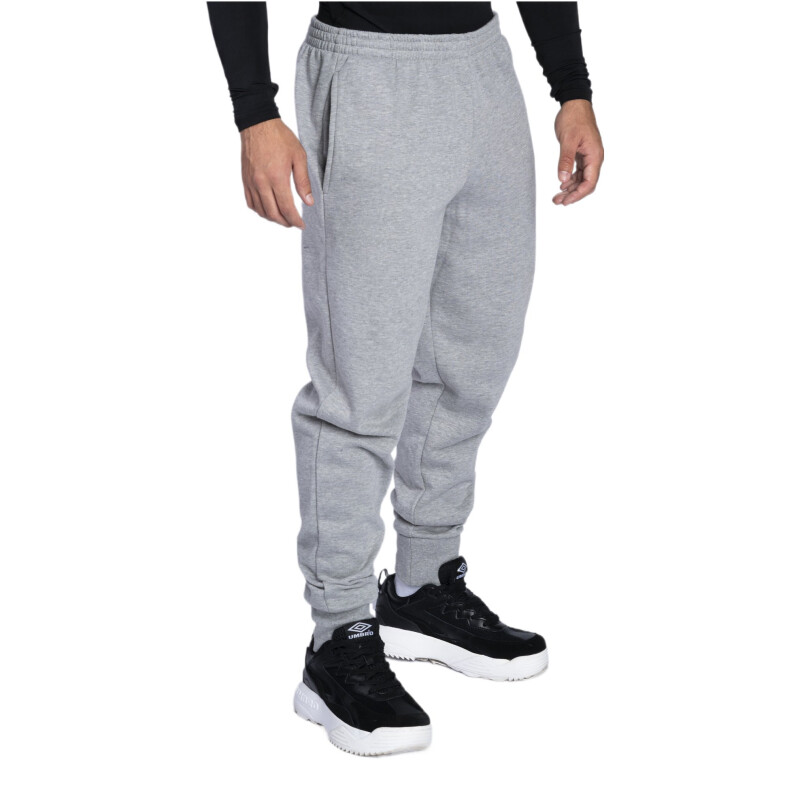 Pantalón de Hombre Umbro Felpa C/Puño Adulto Gris