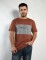 Remera combinada Ladrillo