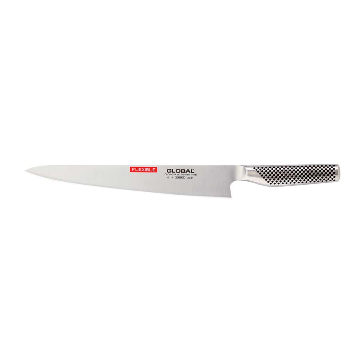Cuchillo Fileteador Acero Inox Global - Flex 27Cm 
