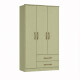 Ropero – Armario de 3 Puertas MOSCÚ PISTACHO