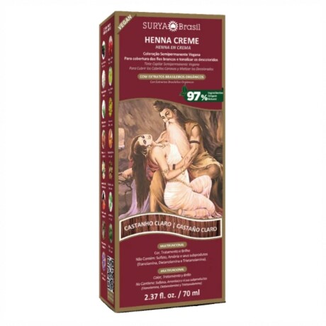 Tinta Surya Henna Crema Castaño Claro 70ml Tinta Surya Henna Crema Castaño Claro 70ml
