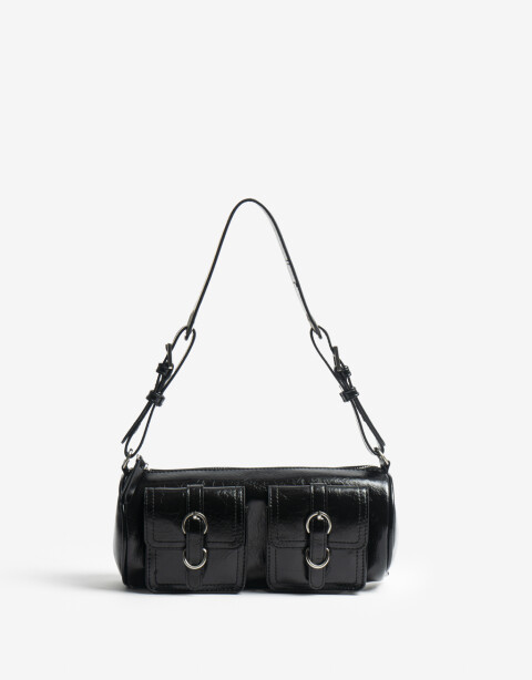 City Cartera City Hebillas - Negro