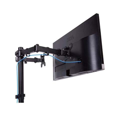 Soporte Doble de Escritorio Monitor LED – STENXDM321427 NEGRO