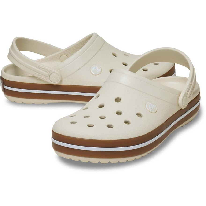 Crocs Crocband Gum Clog Niños Summit White