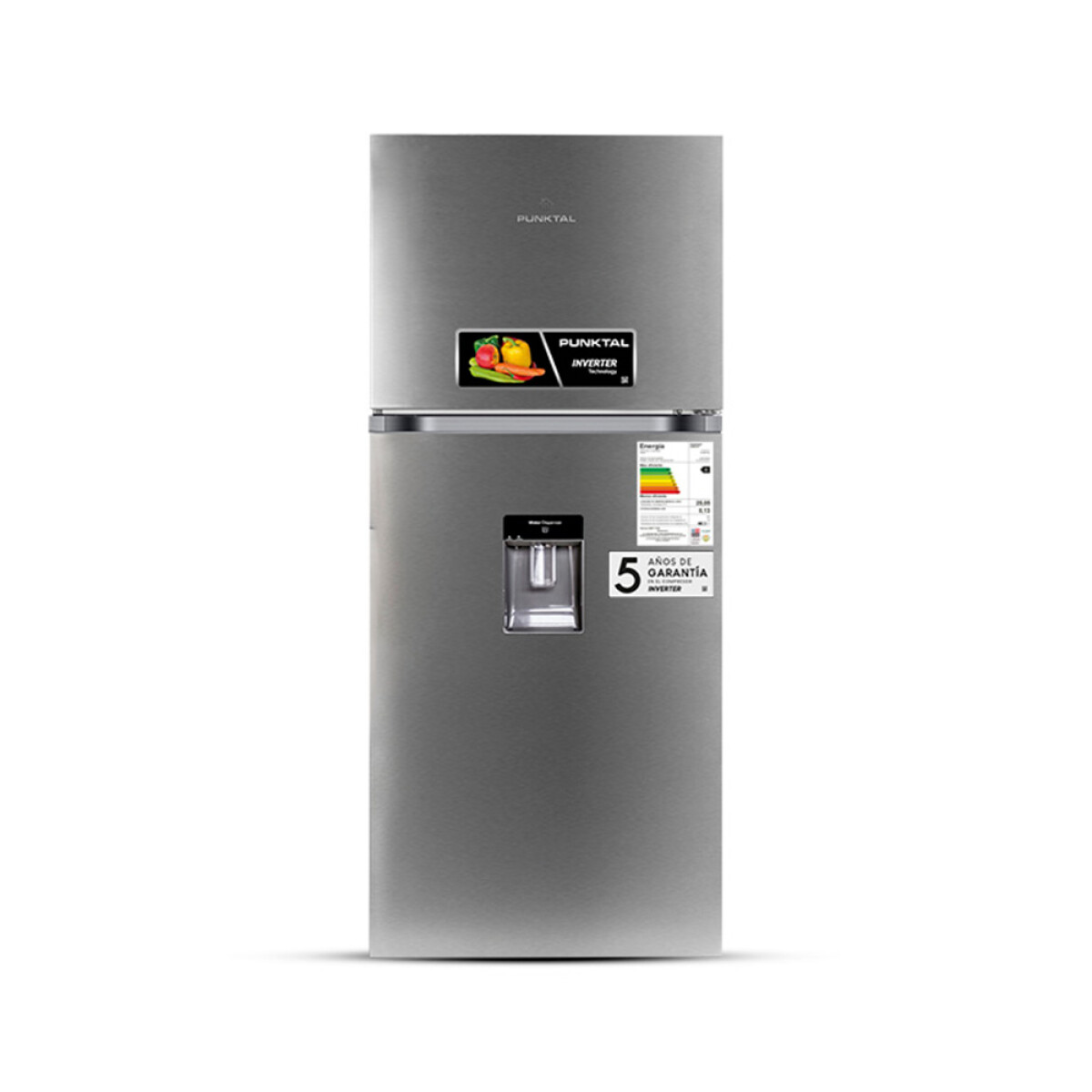 Refrigerador Punktal Frio Seco Inverter 409 Lts Heladera 