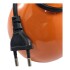 Lampara Portatil Cerámica Mesa Escritorio Luz Calidad Color Variante Naranja