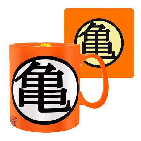 Taza con Posa Vasos Dragon Ball Z Taza con Posa Vasos Dragon Ball Z