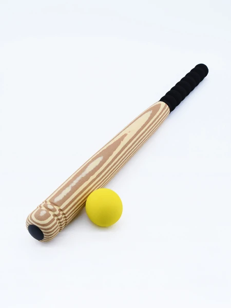 BAT BEISBOL CON PELOTA EVA BEIGE