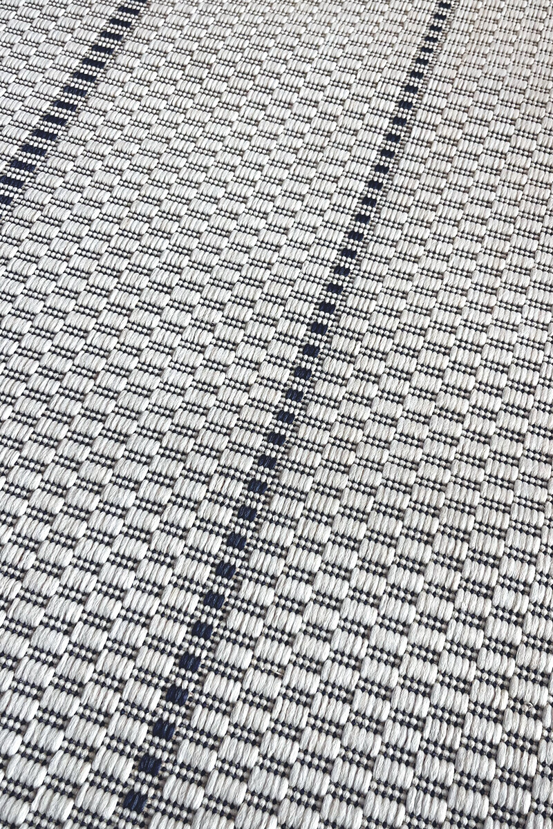 LINEO ALFOMBRA LINEO LIN/B527/H501/ 080X150 WOOL/MIDNIGHT BLUE