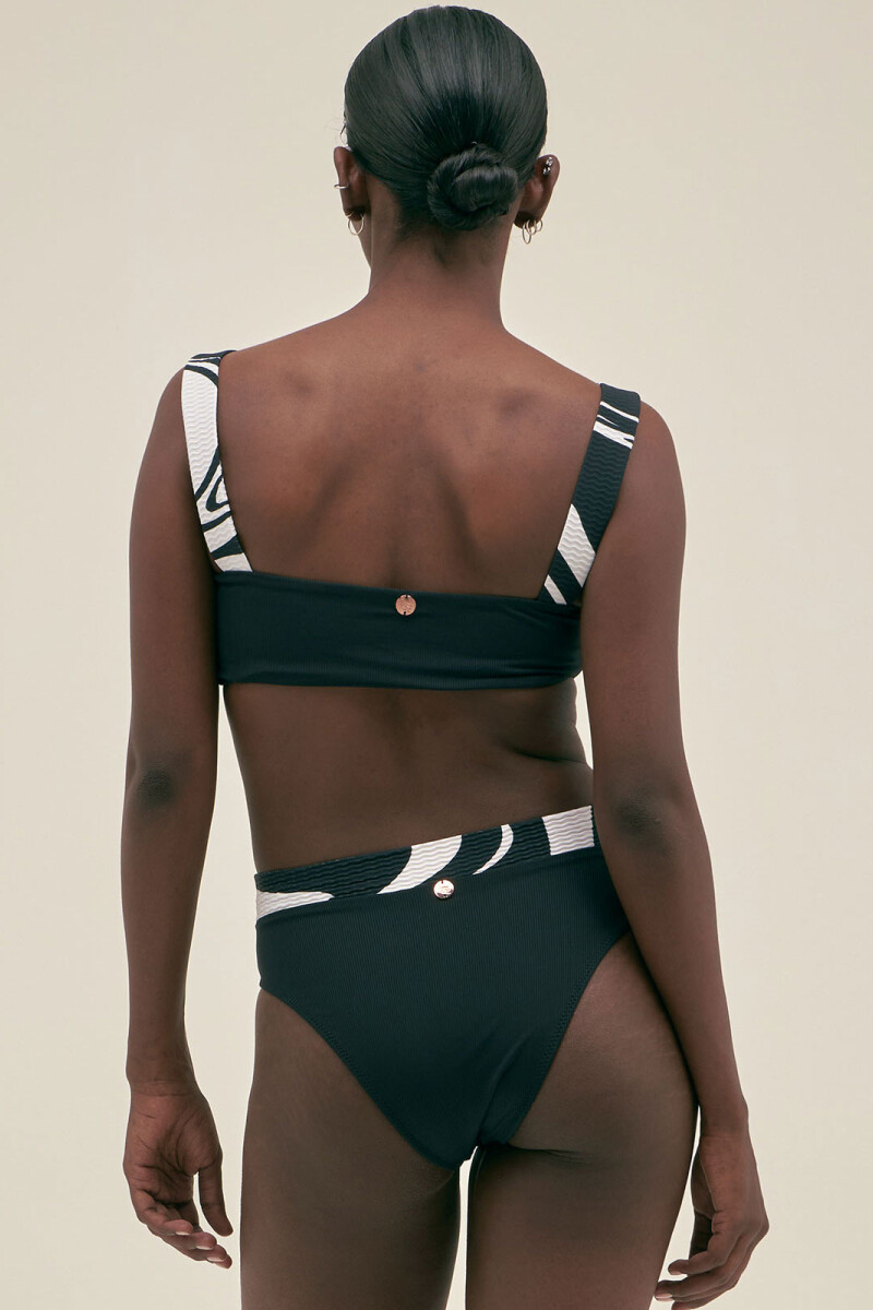 ANGIE BOTTOM Black Rib
