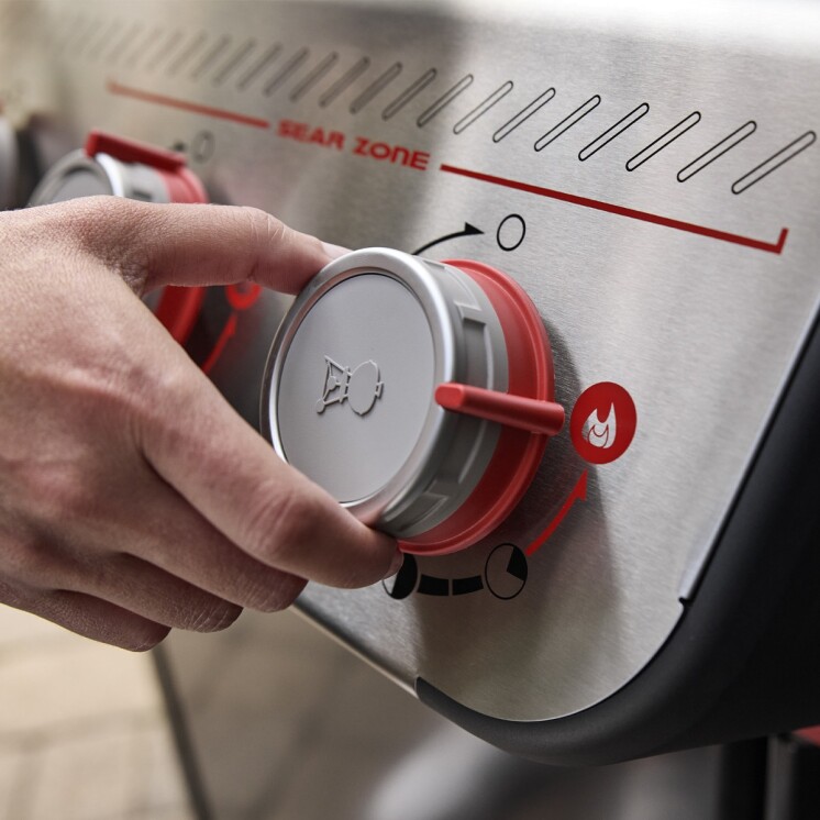 Barbacoa a Gas Weber Spirit S-425 4 Quemadores con Sear Zone Acero Inoxidable Barbacoa a Gas Weber Spirit S-425 4 Quemadores con Sear Zone Acero Inoxidable