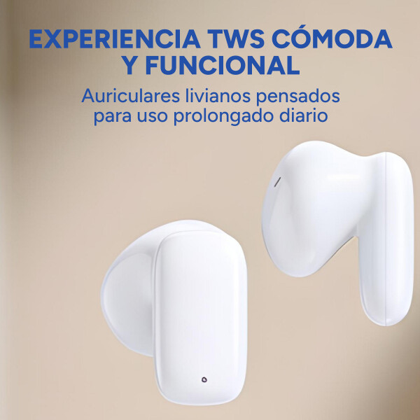 Auriculares Usams TD22 In Ear Bluetooth 5.3 Waterproof Ipx4 Blanco
