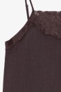 VESTIDO ENCAJE Marron