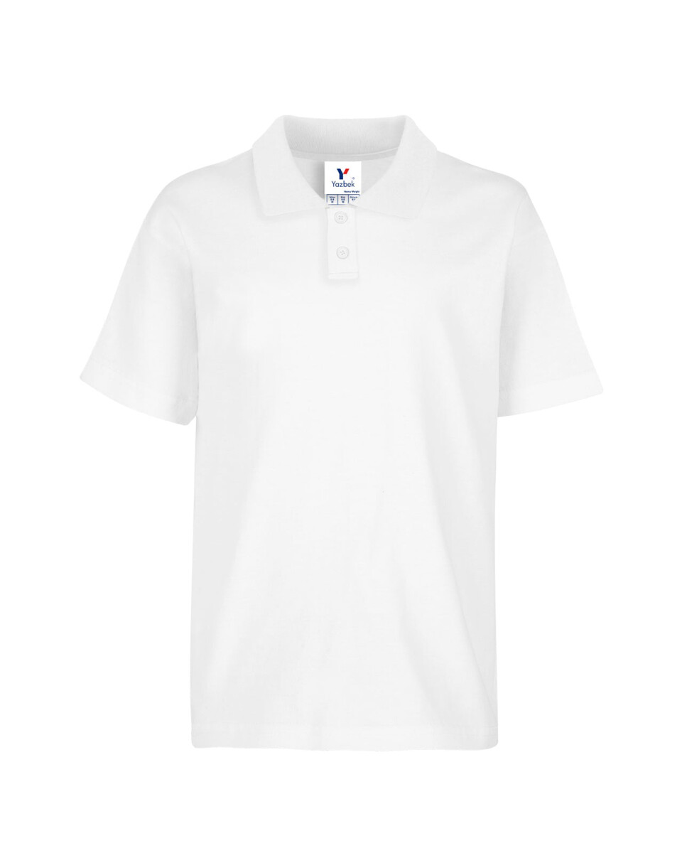 Remera chomba algodón niño - Blanco 