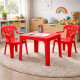 Juego De Mesa + 2 sillas infantil ROJO