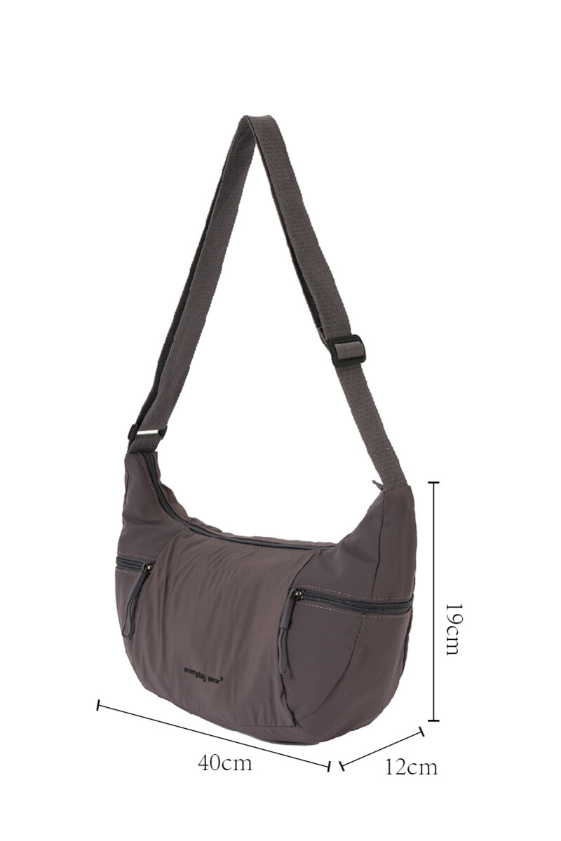 Cartera Eje Gris oscuro