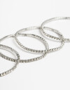 Pulseras Elásticas Sets Strass Set De Pulseras Elásticas Strass - Cristal