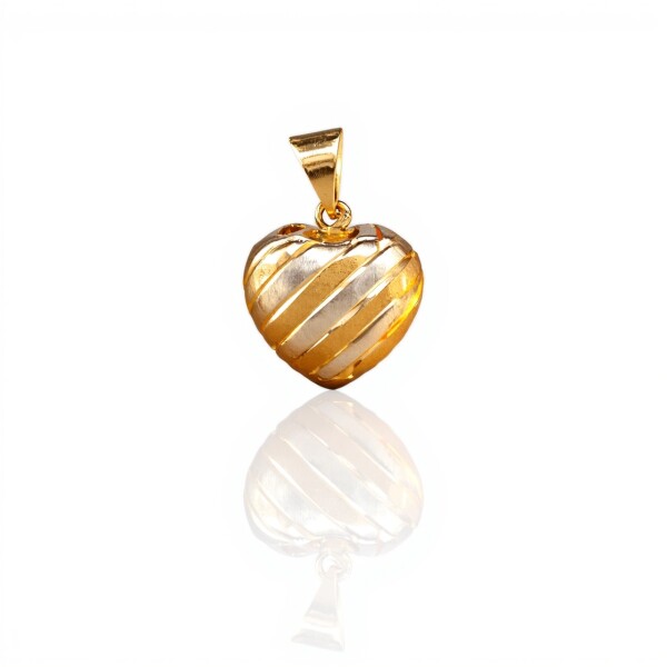 Dije Corazón-Oro bajo-Sin Piedra-CP8566 sinpiedra
