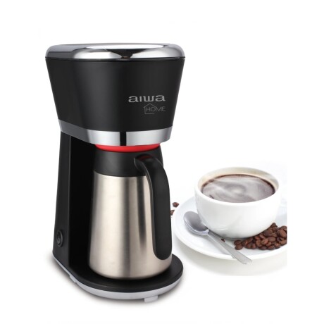 Cafetera Semi Automática Negra Con Filtro Aiwa Aw-cd1162 Unica