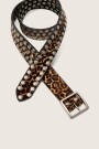 CINTURÓN CON TACHAS Leopardo