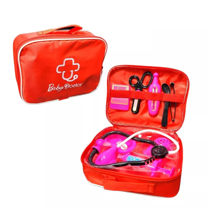 Set de doctor de juguete con bolso y accesorios Set de doctor de juguete con bolso y accesorios