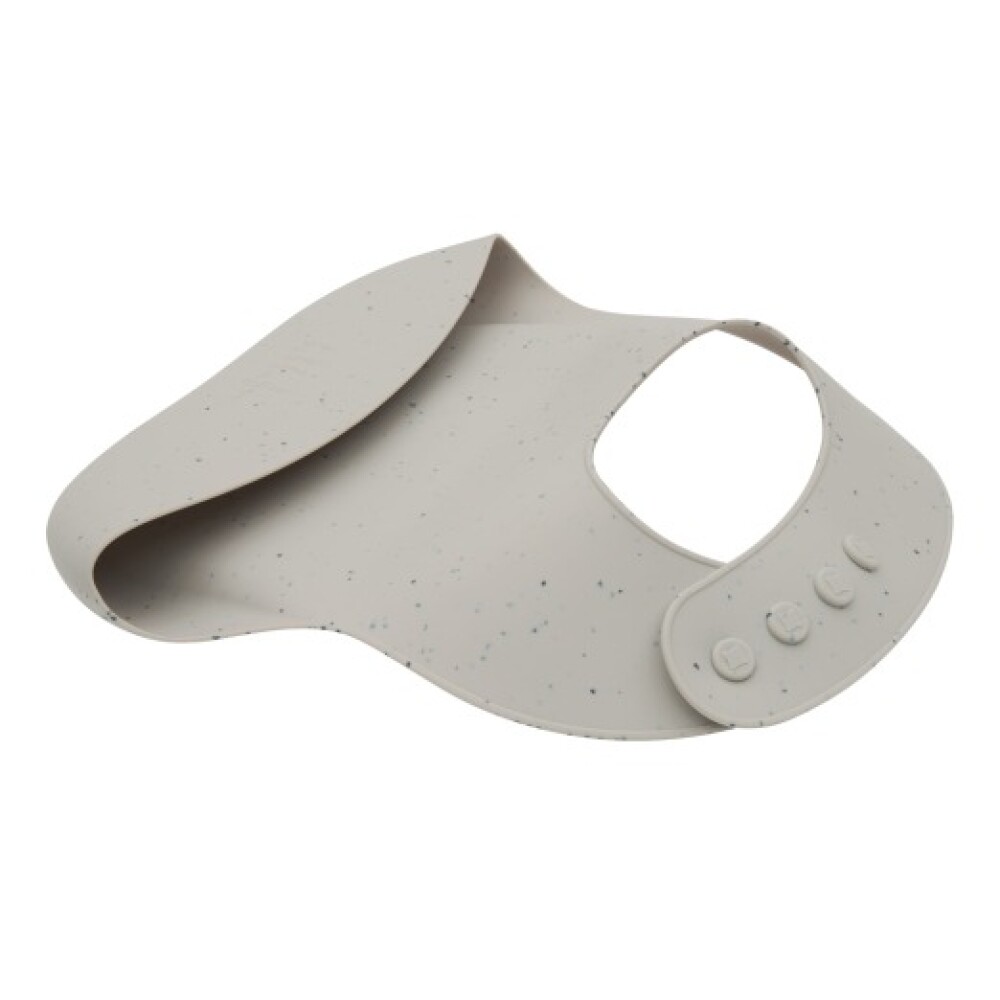 Babero Silicona Platinum Kikkaboo Beige