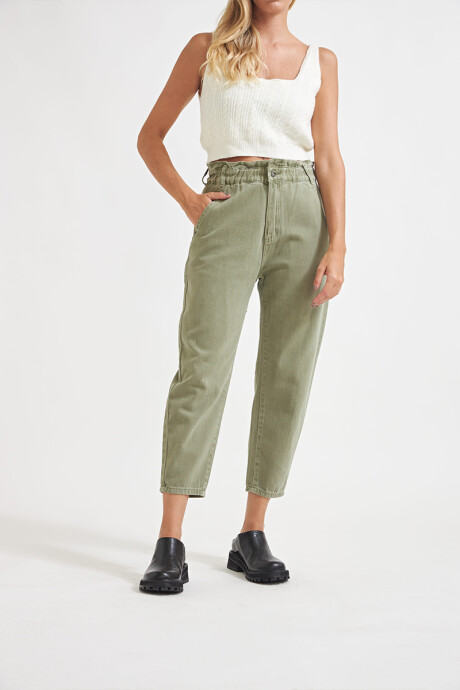 Jean Slouchy Verde