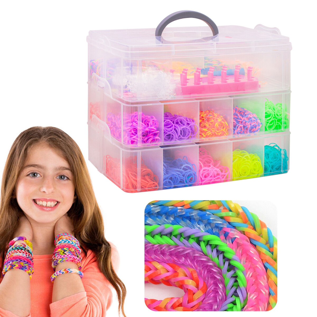 Kit Valija para hacer Pulseras - SURTIDOS 
