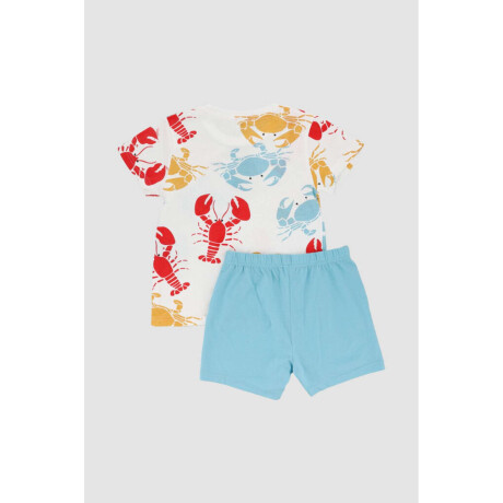 Pijama infanti cangrejo Blanco
