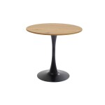 Mesa Schickeria roble negro Ø80cm Mesa Schickeria roble negro Ø80cm