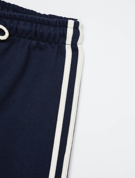 PANTALÓN INFANTIL CON CINTURA ELASTIZADA AZUL