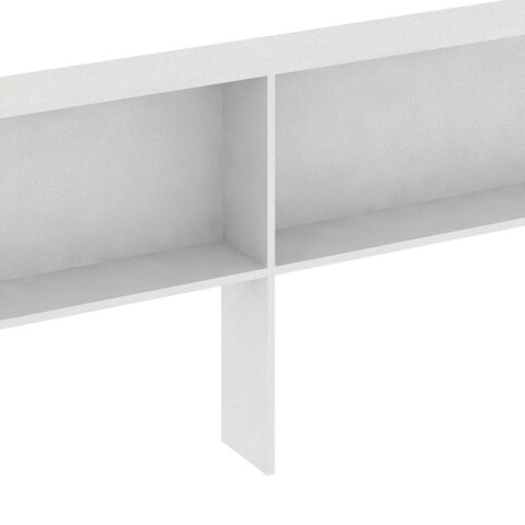 Repisa para Cama Marinera o Sommier con 2 Niveles y Estantes - MDP - Blanca Repisa para Cama Marinera o Sommier con 2 Niveles y Estantes - MDP - Blanca