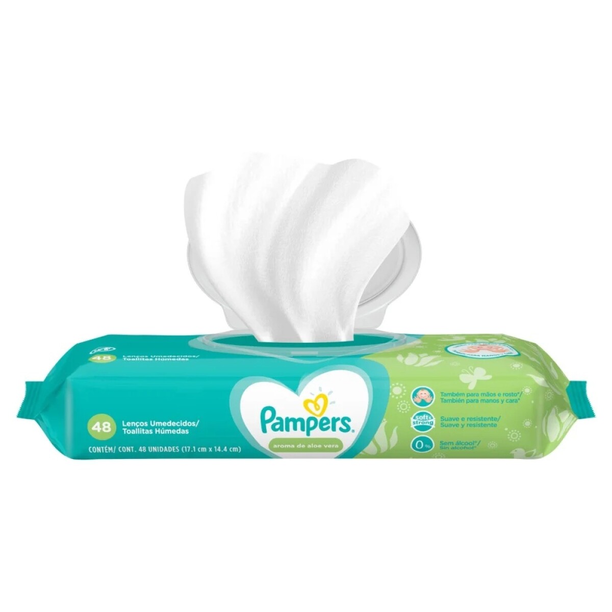 Toallitas Húmedas Pampers Aloe Vera 48 Uds. 