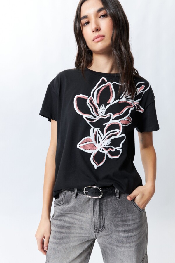 REMERA RIACHE Negro