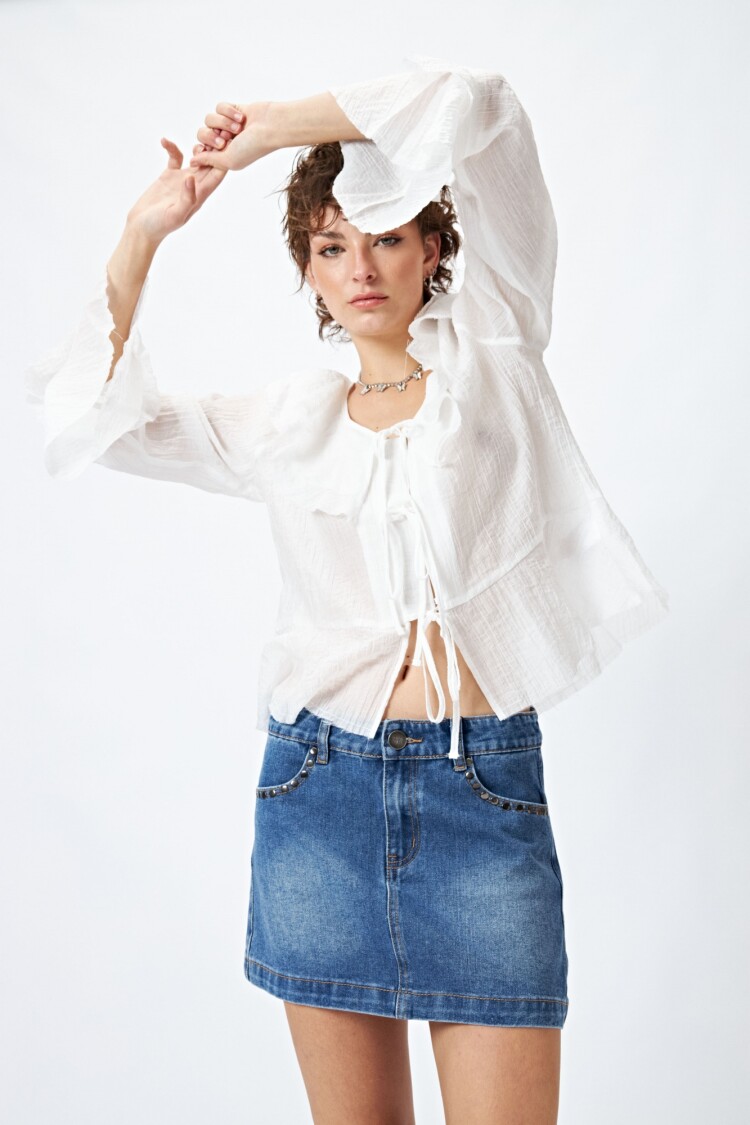 FALDA STONE Azul