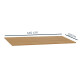 BAJO MESADA 1200 MOBILIARIO COCINA MDF COLORS FREIJO FREIJO
