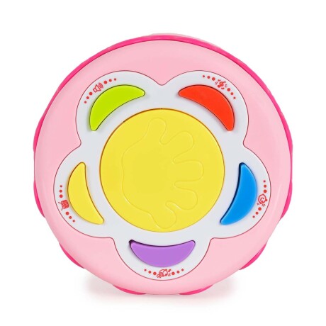 Tambor Carrusel Musical Luces Sonidos Juguete Bebé Huanger Rosa